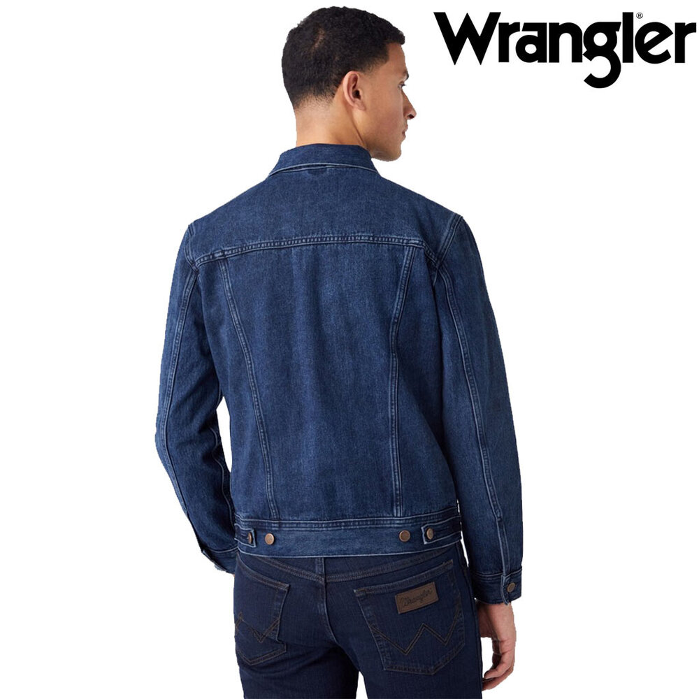 Wrangler Authentic Jacket Coal Bluestone Spijkerjack Heren