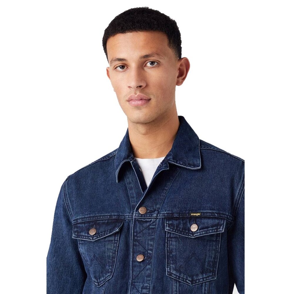 Wrangler Authentic Jacket Coal Bluestone Spijkerjack Heren