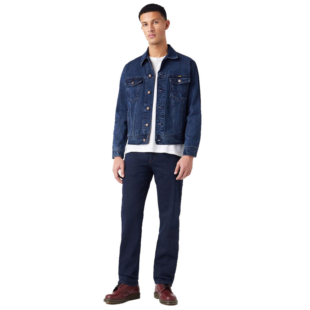 Wrangler Authentic Jacket Coal Bluestone Spijkerjack Heren