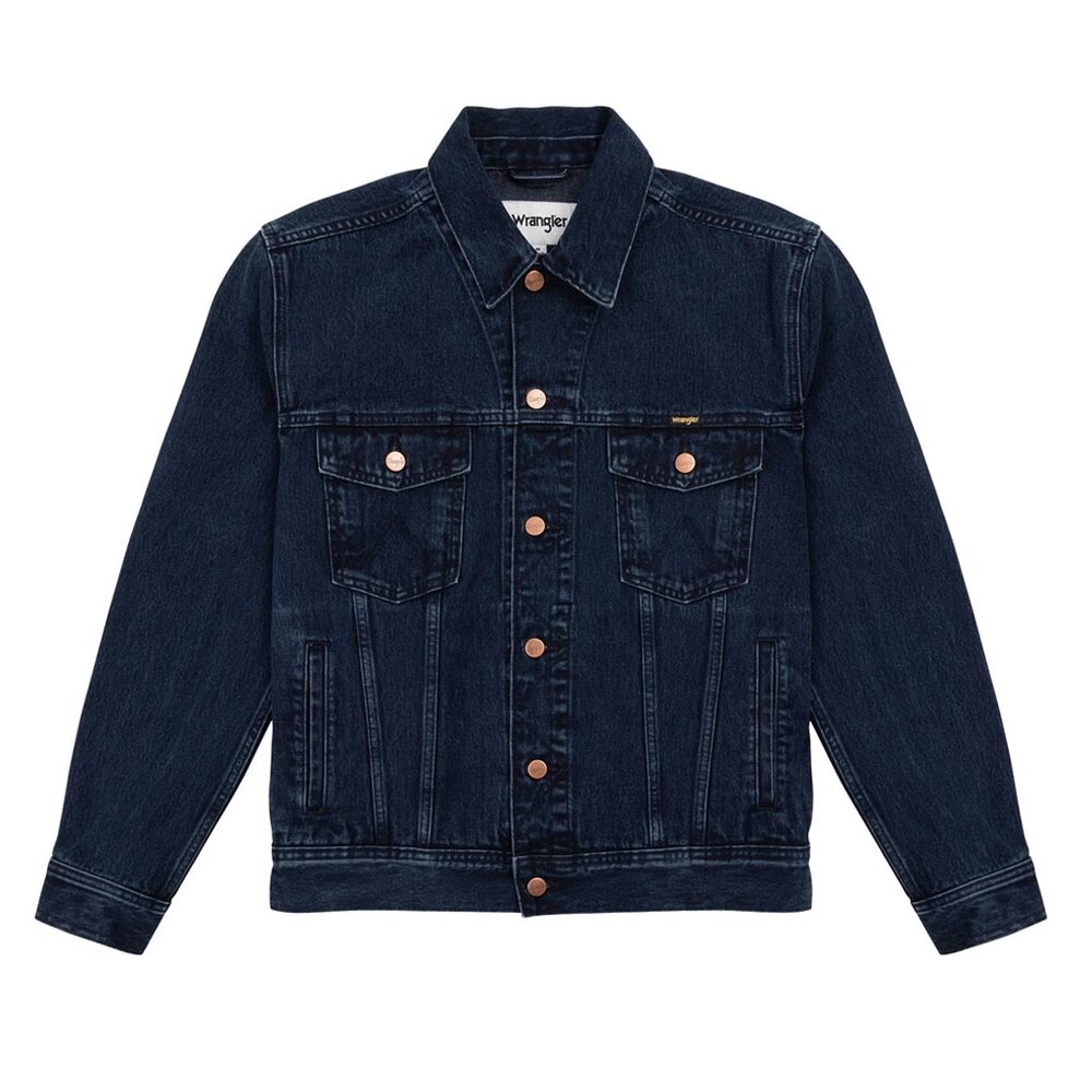 Wrangler Authentic Jacket Coal Bluestone Spijkerjack Heren