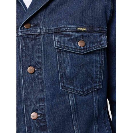 Wrangler Authentic Jacket Coal Bluestone Spijkerjack Heren