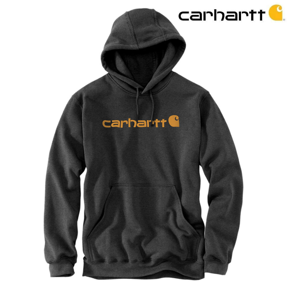 Carhartt Marquette Logo Carbon Heather Sweatshirt Heren Carhartt Marquette Logo Carbon Heather Sweatshirt Heren