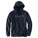 Carhartt Marquette Logo Navy Sweatshirt Heren