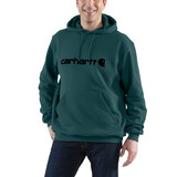 Carhartt Marquette Logo Greenstone Sweatshirt Heren Carhartt Marquette Logo Greenstone Sweatshirt Heren