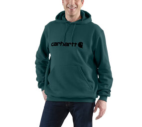 Carhartt Marquette Logo Greenstone Sweatshirt Heren Carhartt Marquette Logo Greenstone Sweatshirt Heren