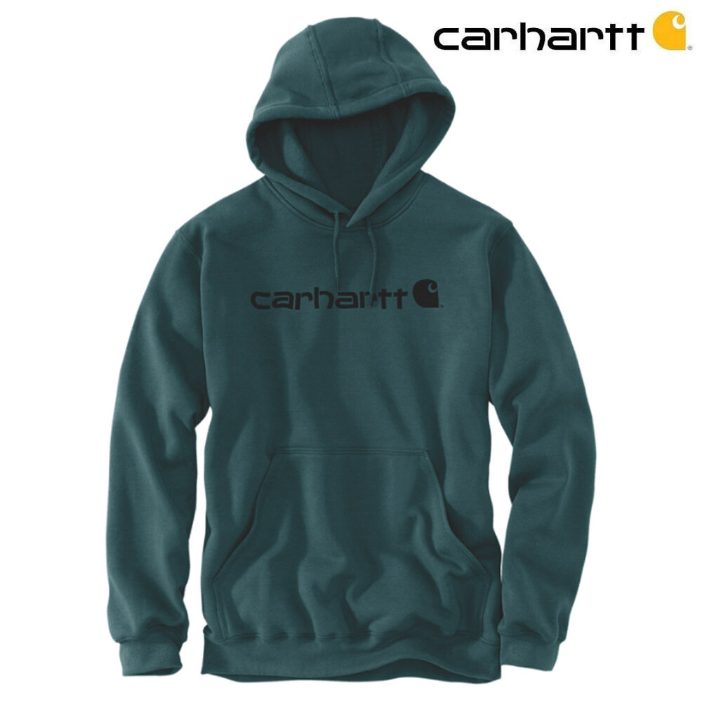 Carhartt Marquette Logo Greenstone Sweatshirt Heren