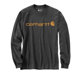 Carhartt Dearborn Relaxed Longsleeve Logo Carbon Heather Shirt Heren Carhartt Dearborn Relaxed Longsleeve Logo Carbon Heather Shirt Heren