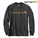 Carhartt Dearborn Relaxed Longsleeve Logo Carbon Heather Shirt Heren Carhartt Dearborn Relaxed Longsleeve Logo Carbon Heather Shirt Heren