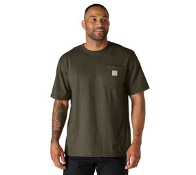 Carhartt Dearborn Pocket Shortsleeve Burnished Logs Heather T-Shirt Heren
