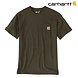 Carhartt Dearborn Pocket Shortsleeve Burnished Logs Heather T-Shirt Heren