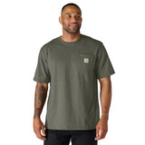Carhartt Dearborn Pocket Shortsleeve Dusty Olive T-Shirt Heren