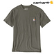 Carhartt Dearborn Pocket Shortsleeve Dusty Olive T-Shirt Heren