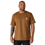 Carhartt Dearborn Pocket Shortsleeve Bruin T-Shirt Heren