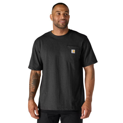 Carhartt Dearborn Pocket Shortsleeve Carbon Heather T-Shirt Heren