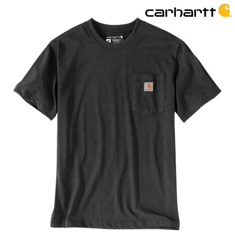 Carhartt Dearborn Pocket Shortsleeve Carbon Heather T-Shirt Heren