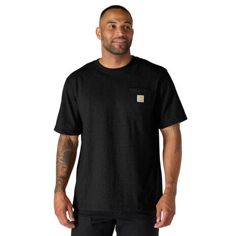 Carhartt Dearborn Pocket Shortsleeve Zwart T-Shirt Heren