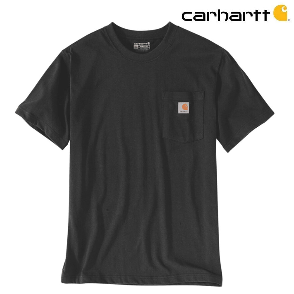 Carhartt Dearborn Pocket Shortsleeve Zwart T-Shirt Heren