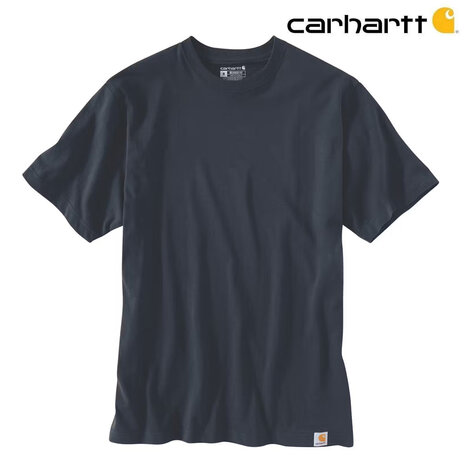 Carhartt Dearborn Shortsleeve Navy T-Shirt Heren