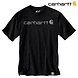 Carhartt Dearborn Logo Shortsleeve Black/Gray T-Shirt Heren
