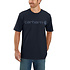Dearborn Logo Shortsleeve Navy/Dark Blue T-Shirt Heren