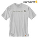 Carhartt Dearborn Logo Shortsleeve Heather Gray/Gray T-Shirt Heren