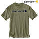 Carhartt Dearborn Logo Shortsleeve Dusty Olive T-Shirt Heren
