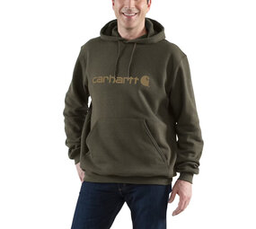 Carhartt Marquette Logo  Burnished Logs Heather Sweatshirt Heren