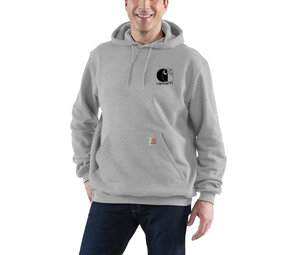 Carhartt Force Logo Asphalt Heather Sweatshirt Heren