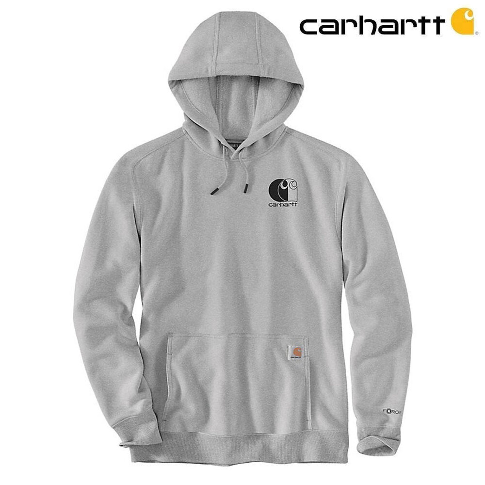 Carhartt Force Logo Asphalt Heather Sweatshirt Heren