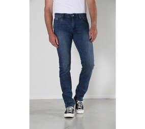 New Star 999 JV-SLIM DNM1 Stretch Denim Stone Used Jeans Heren