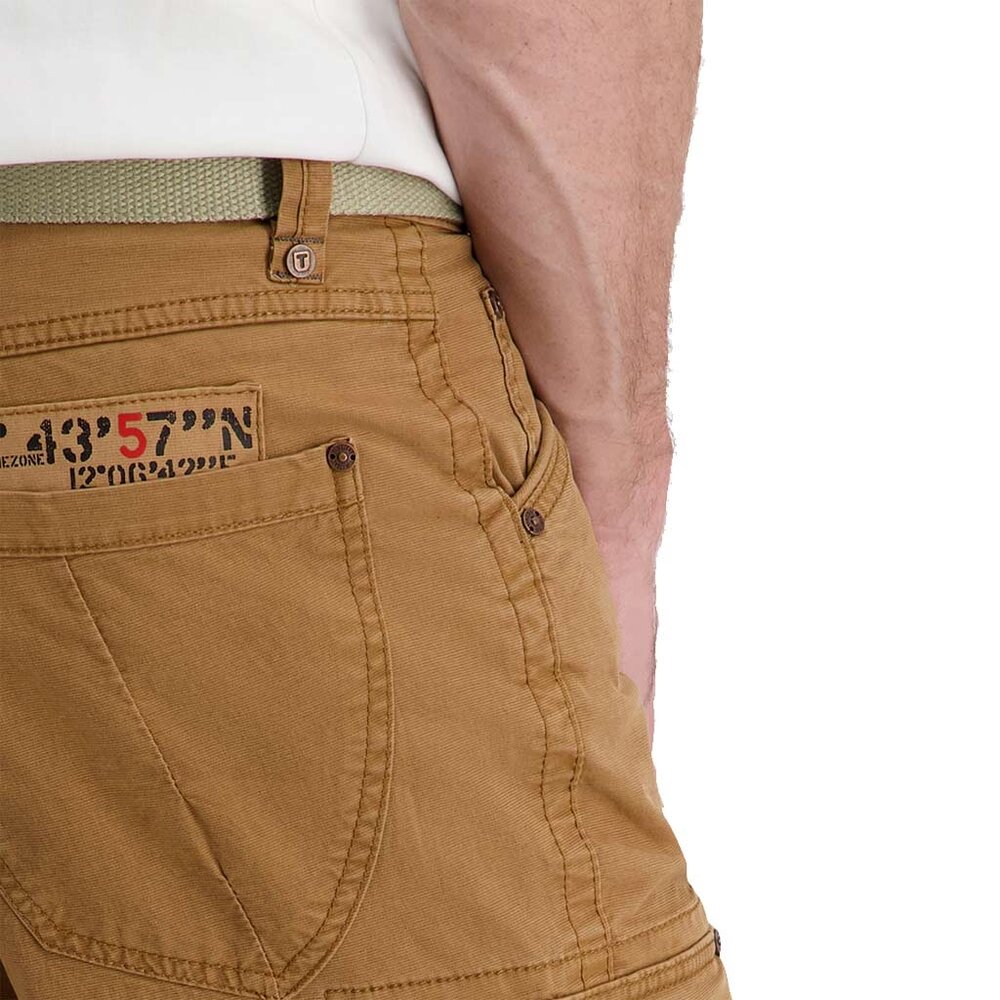 Timezone Regular RykerTZ Tobacco Brown Shorts Heren