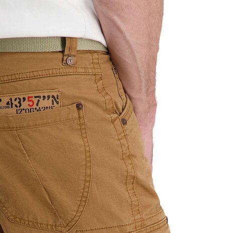 Timezone Regular RykerTZ Tobacco Brown Shorts Heren