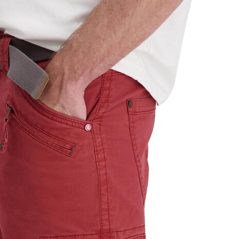 Timezone Regular RykerTZ Rum Red Shorts Heren