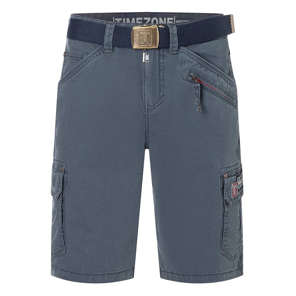 Timezone Regular RykerTZ Washed Blue Shorts Heren