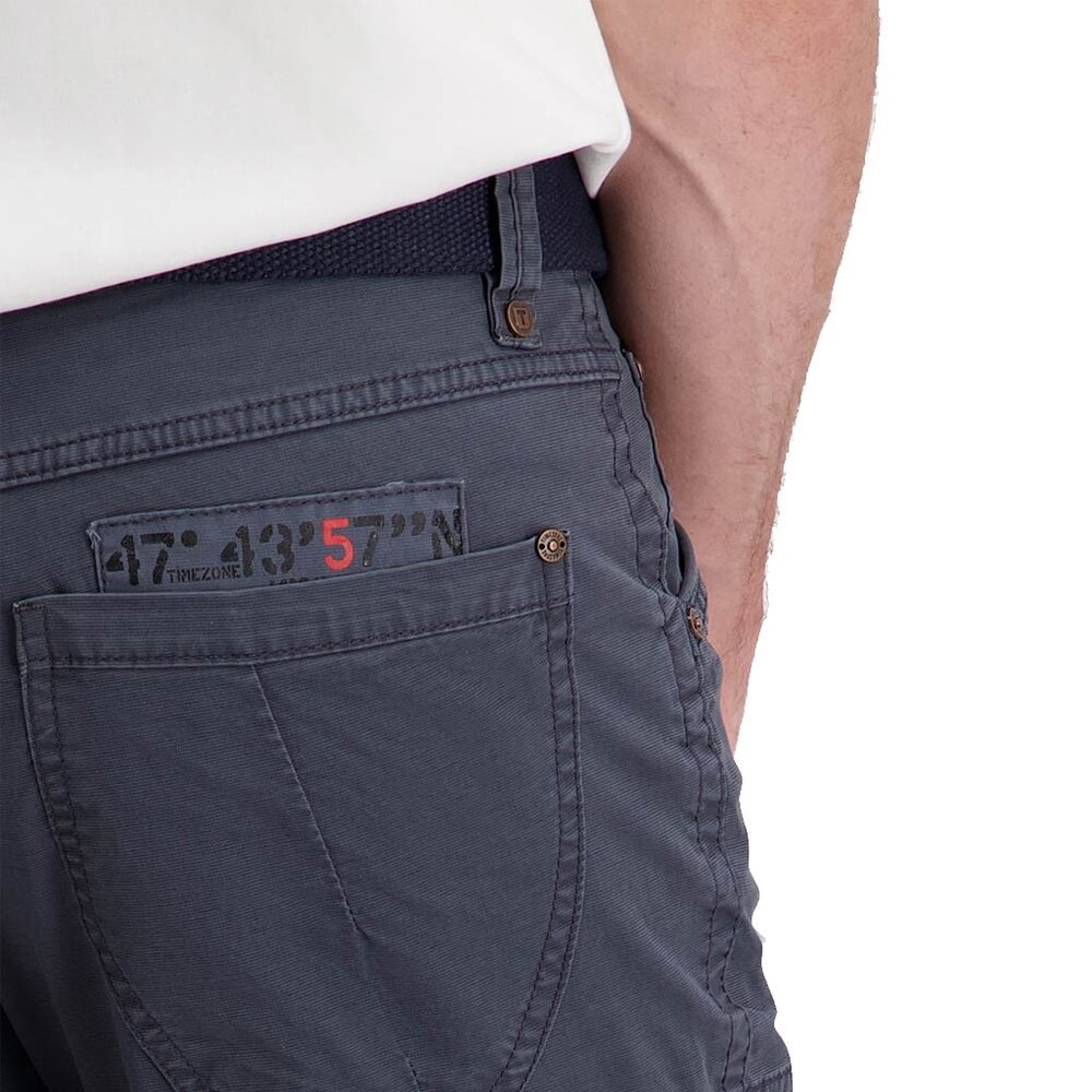 Timezone Regular RykerTZ Washed Blue Shorts Heren