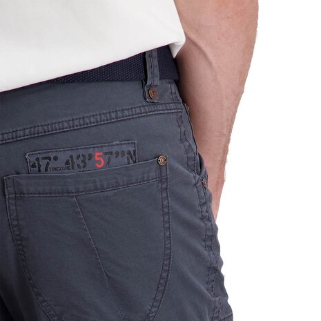 Timezone Regular RykerTZ Washed Blue Shorts Heren