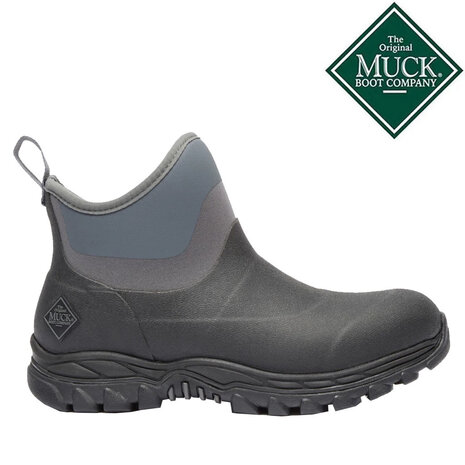 Muck Boot Arctic Sport II Ankle Black/Grey Enkellaarzen Dames Muck Boot Arctic Sport II Ankle Black/Grey Enkellaarzen Dames