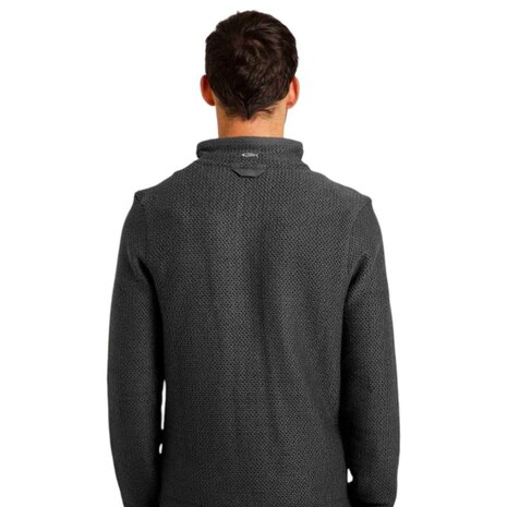 Weird Fish Transom Full Zip Macaroni Navy Vest Heren