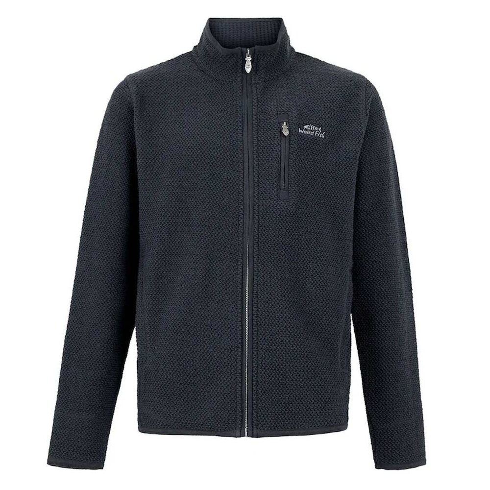 Weird Fish Transom Full Zip Macaroni Navy Vest Heren