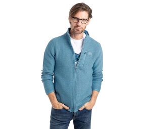 Weird Fish Transom Full Zip Macaroni Bluebird Vest Heren