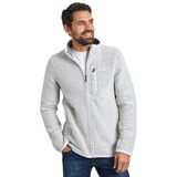 Weird Fish Transom Full Zip Macaroni Ecru Vest Heren