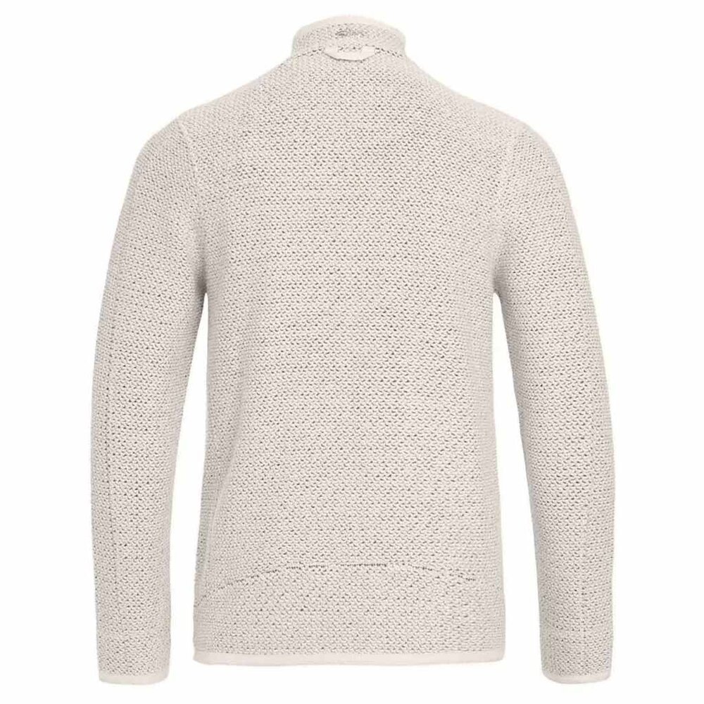 Weird Fish Transom Full Zip Macaroni Ecru Vest Heren