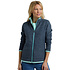 Ariana Full Zip Grid Rich Navy Fleece Vest Dames