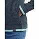 Weird Fish Ariana Full Zip Grid Rich Navy Fleece Vest Dames
