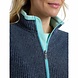 Weird Fish Ariana Full Zip Grid Rich Navy Fleece Vest Dames