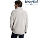 Weird Fish Cruiser 1/4 Zip Macaroni Ecru Sweatshirt Heren