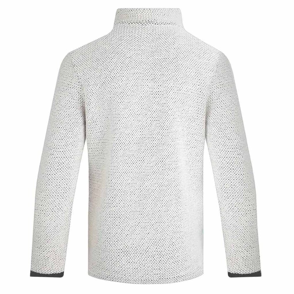 Weird Fish Cruiser 1/4 Zip Macaroni Ecru Sweatshirt Heren