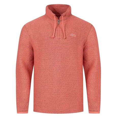 Weird Fish Cruiser 1/4 Zip Macaroni Nantucket Sweatshirt Heren