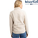 Weird Fish Lucille Lightweight Full Zip Borg Ecru Fleece Vest Dames