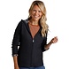 Weird Fish Chicoa Full Zip Macaroni Hoodie Navy Vest Dames